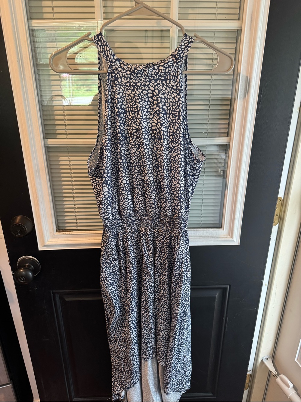 Halter Maxi Dress - navy